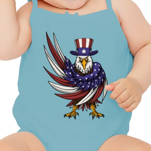 Eagle Wearing Uncle Sam Hat DTF