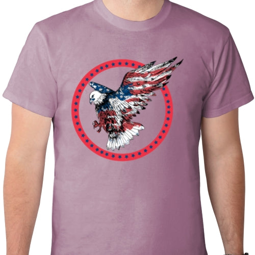 American Eagle With Red Circle DTF