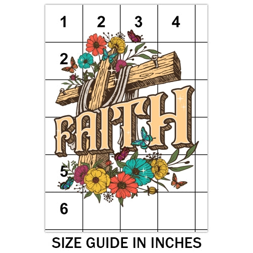 Faith Floral Sublimation