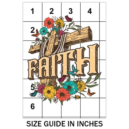 Faith Floral Sublimation