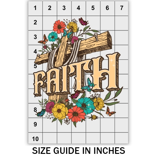 Faith Floral DTF