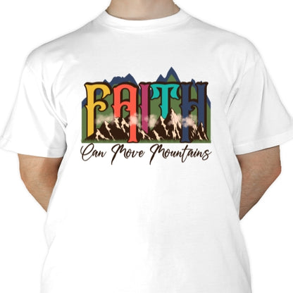 Faith Moves Mountains Sublimation