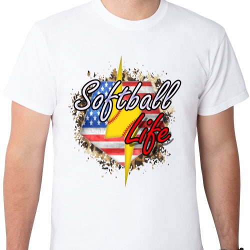 Softball Life Sublimation