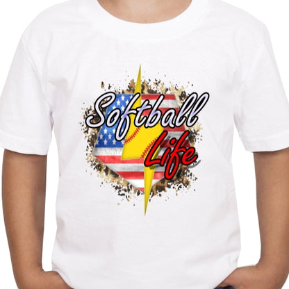 Softball Life Sublimation