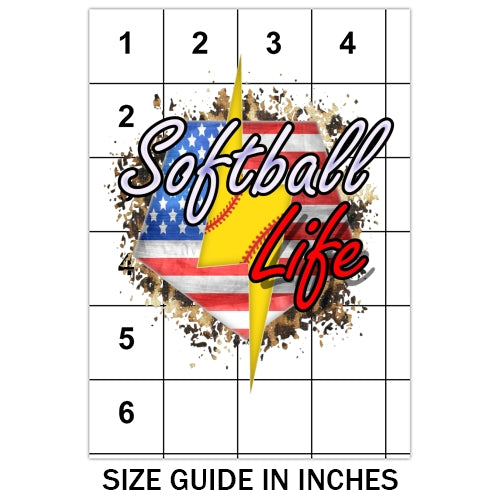 Softball Life Sublimation