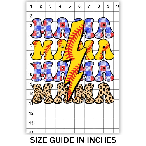 Mama Softball 08 Sublimation