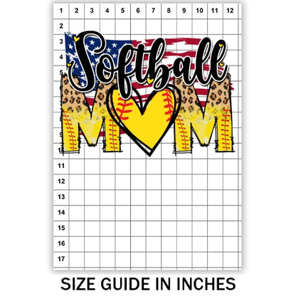 Softball Mom 12 Sublimation