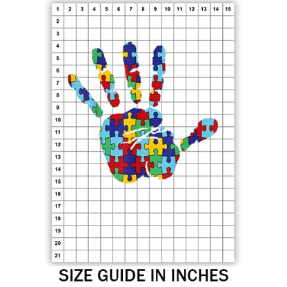 Jigsaw Handprint Sublimation