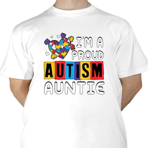 Proud Autism Auntie Sublimation