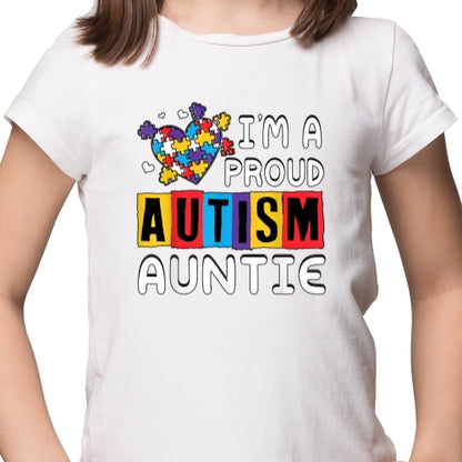 Proud Autism Auntie Sublimation