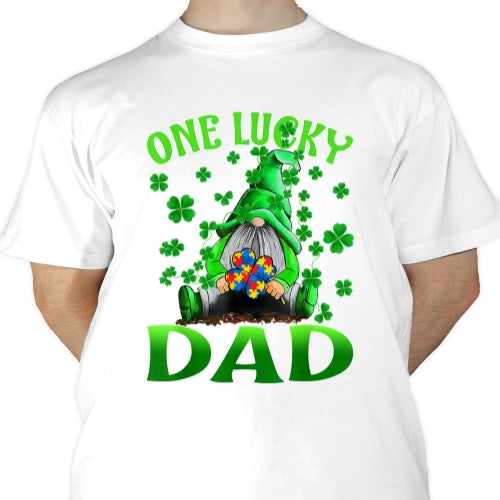 One Lucky Dad Sublimation