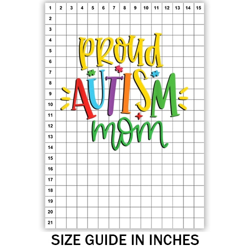 Proud Autism Mom Sublimation