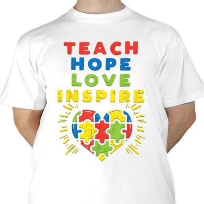 Teach Hope Love Inspire Sublimation