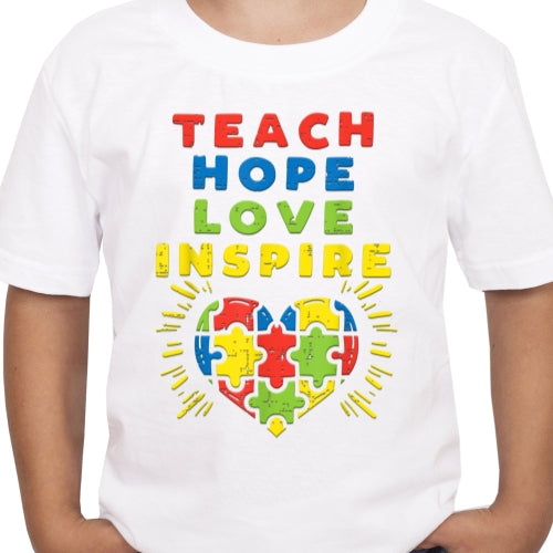 Teach Hope Love Inspire Sublimation