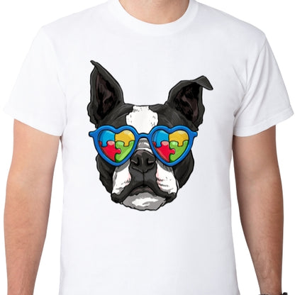 Autism Aware French Bulldog Sublimation