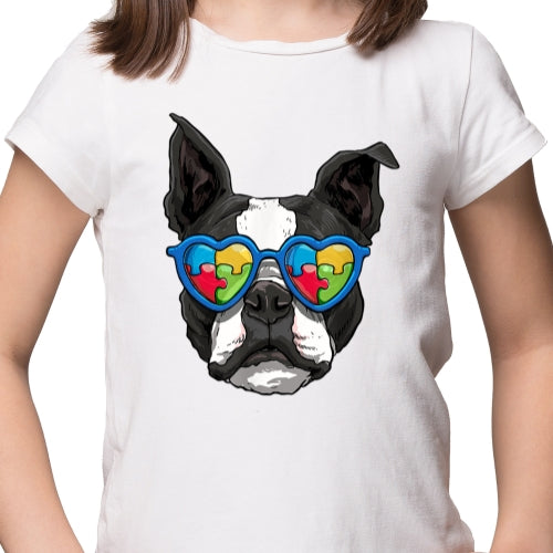 Autism Aware French Bulldog Sublimation