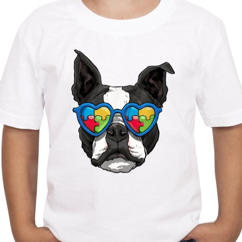 Autism Aware French Bulldog Sublimation