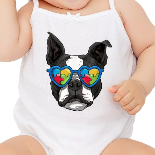 Autism Aware French Bulldog Sublimation