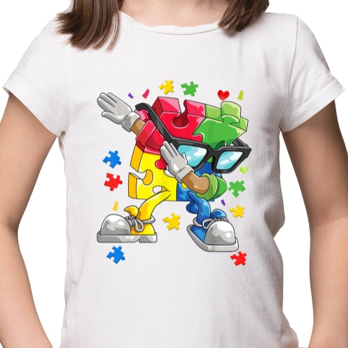 Autism Aware Jigsaw Man Sublimation
