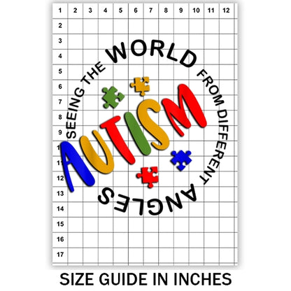 Autism Aware from Different Angles Sublimation