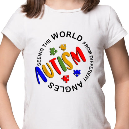 Autism Aware from Different Angles Sublimation