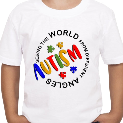 Autism Aware from Different Angles Sublimation