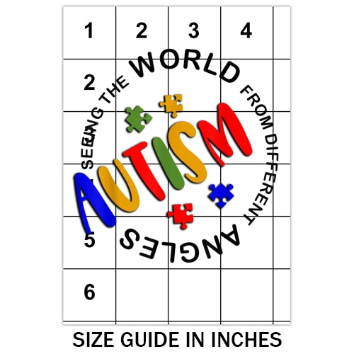 Autism Aware from Different Angles Sublimation