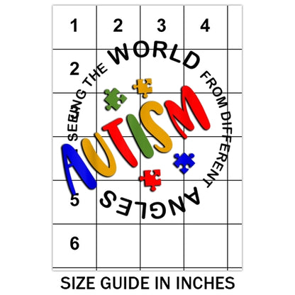 Autism Aware from Different Angles Sublimation