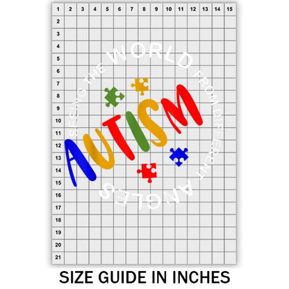 Autism Aware from Different Angles DTF