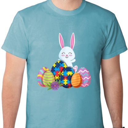 Easter Bunny Autism Aware DTF