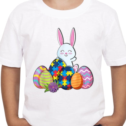 Easter Bunny Autism Aware Sublimation