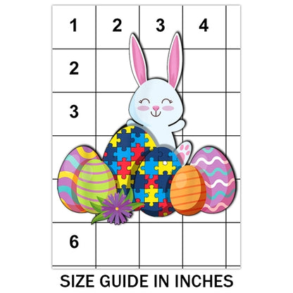 Easter Bunny Autism Aware Sublimation