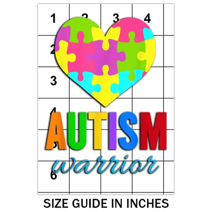 Autism Warrior Sublimation