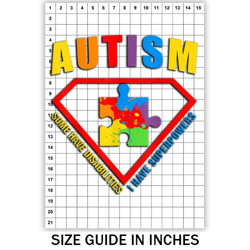 Autism Superpowers Sublimation