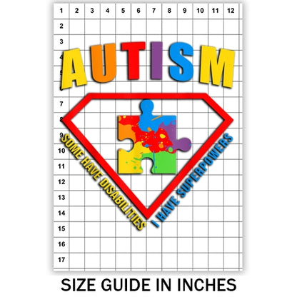 Autism Superpowers Sublimation