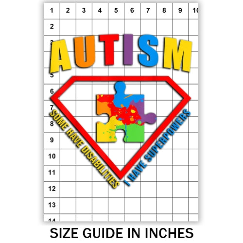 Autism Superpowers Sublimation