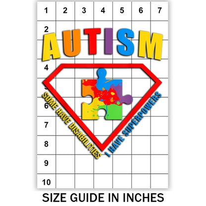 Autism Superpowers Sublimation