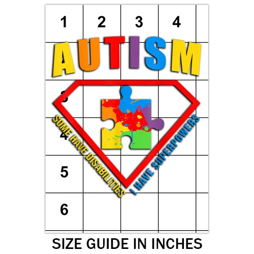 Autism Superpowers Sublimation