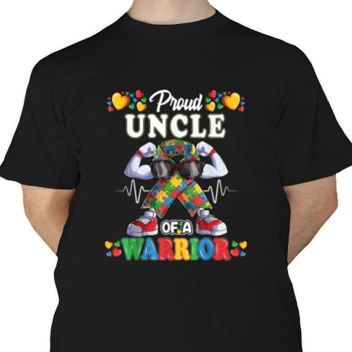 Autism Aware Proud Uncle DTF