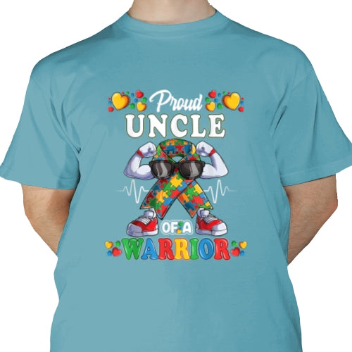 Autism Aware Proud Uncle DTF