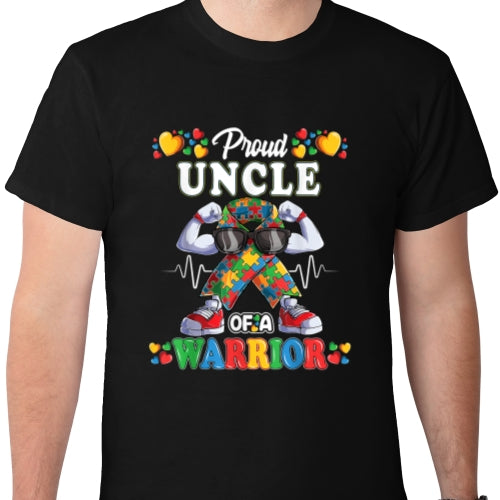 Autism Aware Proud Uncle DTF