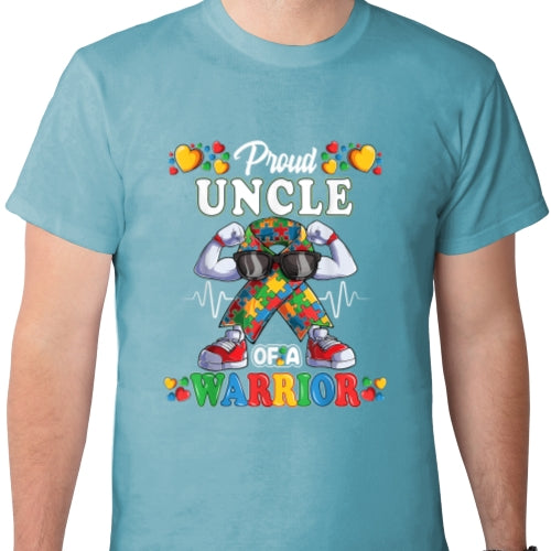 Autism Aware Proud Uncle DTF