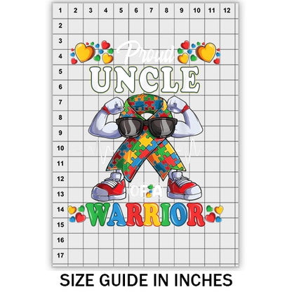Autism Aware Proud Uncle DTF