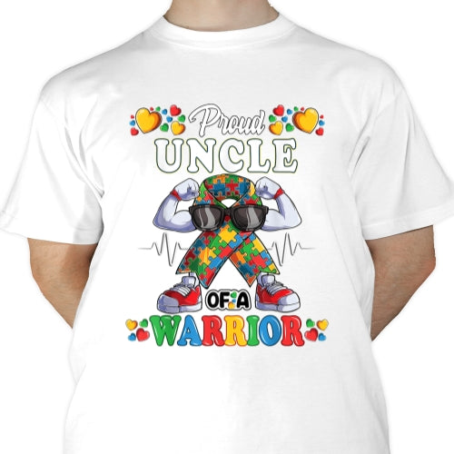 Autism Aware Proud Uncle Sublimation