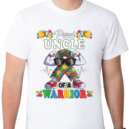 Autism Aware Proud Uncle Sublimation