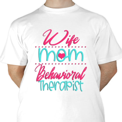 Wife Mom Therapist Sublimation