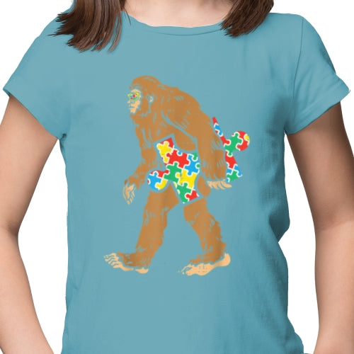 Autism aware Bigfoot DTF