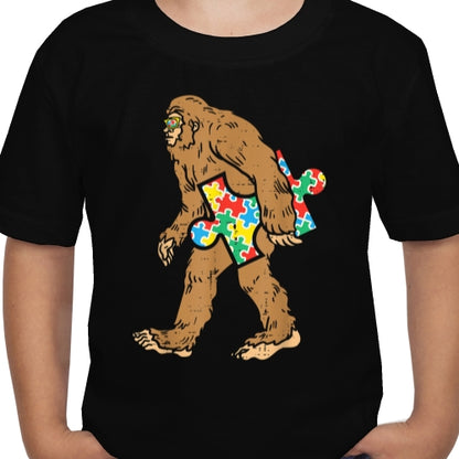 Autism aware Bigfoot DTF