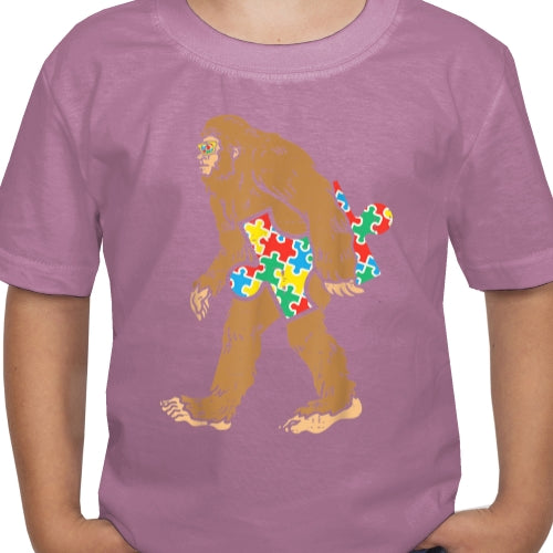 Autism aware Bigfoot DTF