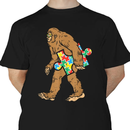 Autism aware Bigfoot DTF